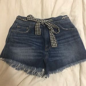 Hollister Tie Jean Shorts